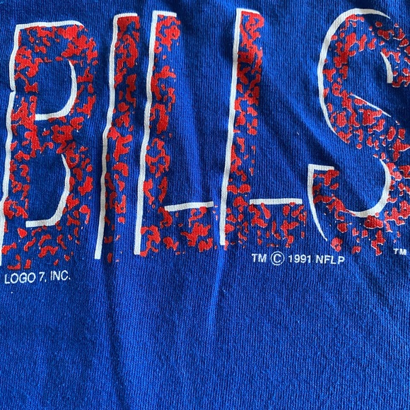 Vintage Buffalo Bills shirt - MEDIUM - 1991 - Logo 7 Inc -Buffalo Football Club - Picture 7 of 9